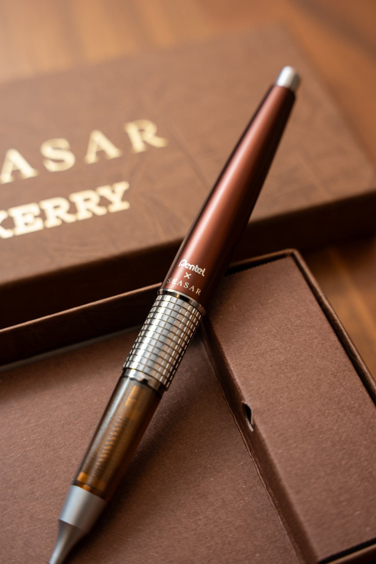 Brown Kerry cap and barrel in SEASAR’s announcement photograph