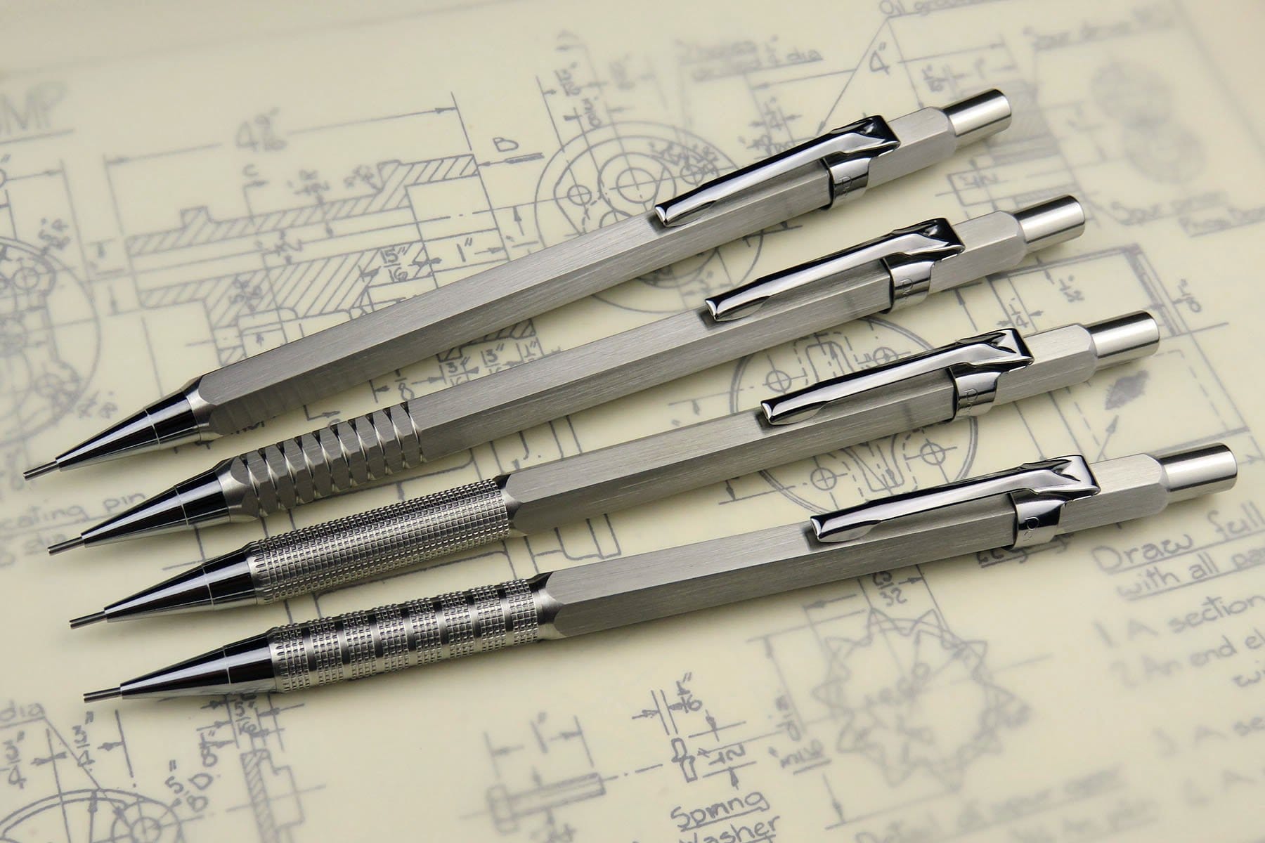 Number 9 mechanical pencils. Official product photograph: IJ Instruments.